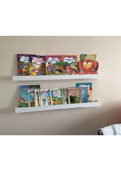 Two Mdf Montessori Kitaplık Raf