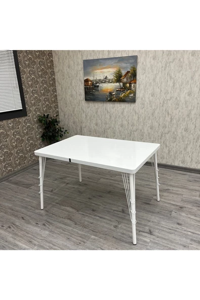 By Orhan Güzel Mutfak Masaları 80-120 Dikdörtgen Mutfak Mutfak Masası - Resim 4