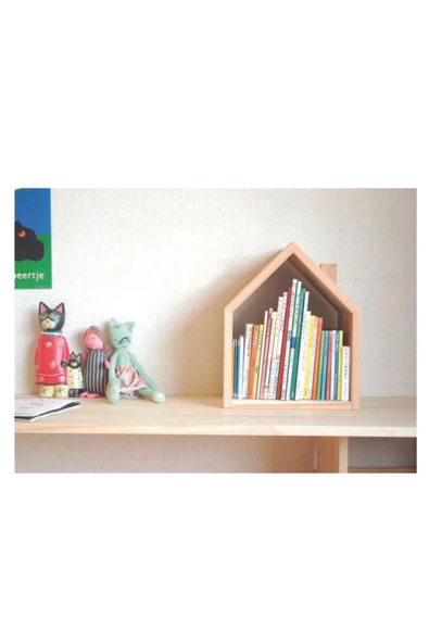 Suna Doğal Masif Ahşap Montessori Kitaplık