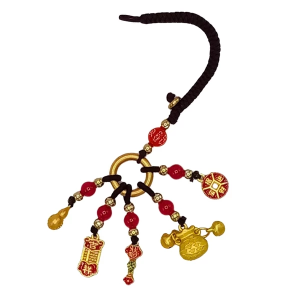 Feng Shui Metal Anahtarlık Beşli Figür No.2 ürün görseli