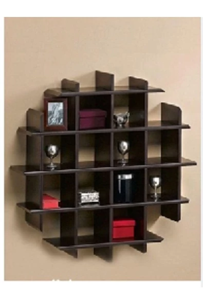 Retro Mdf Duvar Rafı-kitaplık