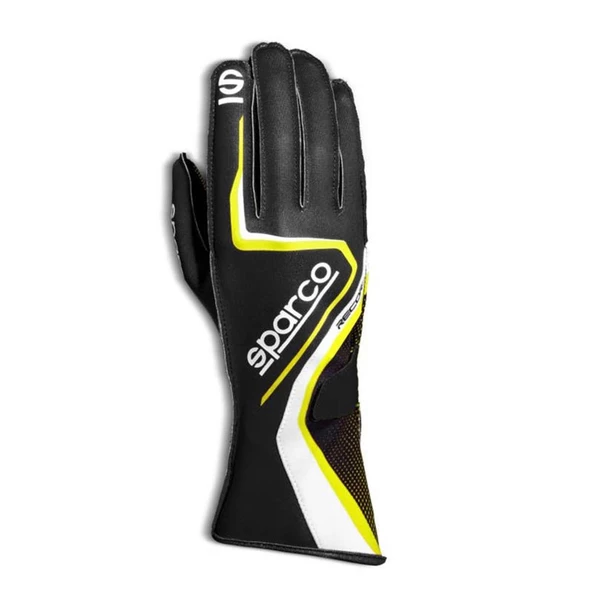 SPARCO RECORD KARTİNG ELDİVEN Siyah Sarı 11