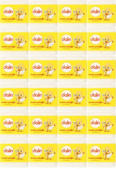 Dalin Kulak Çubuğu 100 Adet (24 Lü Set)