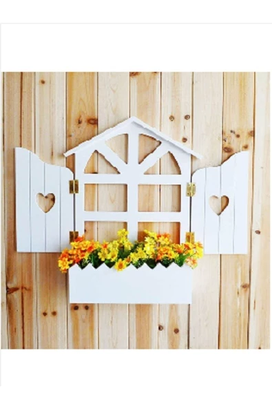 Çatılı Window Lake Duvar Rafı ürün görseli