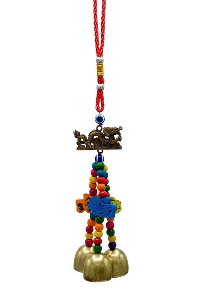 Feng Shui Dragon ve Üçlü Metal Çan 26 cm - 6