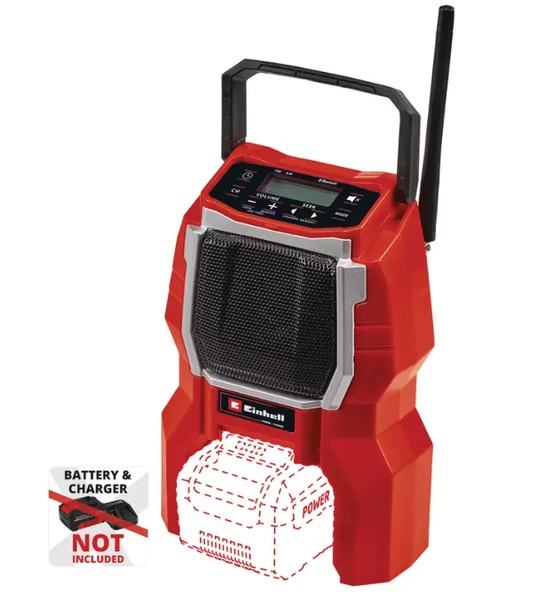 Einhell TC-RA 18 Li BT - Solo Akülü Radyo - 3408017