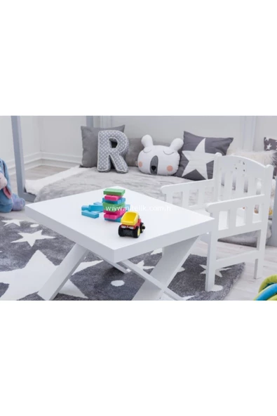 Arabalı Lake Momtessori Çocuk Sandalyesi - Resim 3