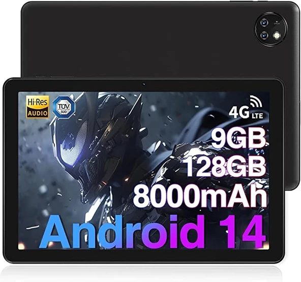 Doogee T10W 8000mAh Pil 10" 128GB/1TB TF Dört Çekirdekli Android Çift Kamera 2.4G/5G WiFi Tablet ürün görseli