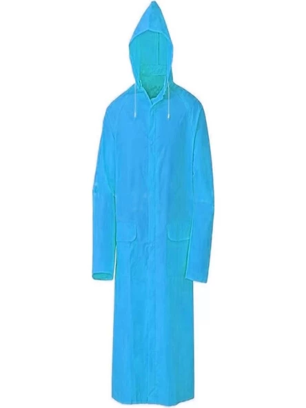 BAY-TEC YAĞMURLUK SÜPER PVC FERMUARLI MAVİ (MK-5132)