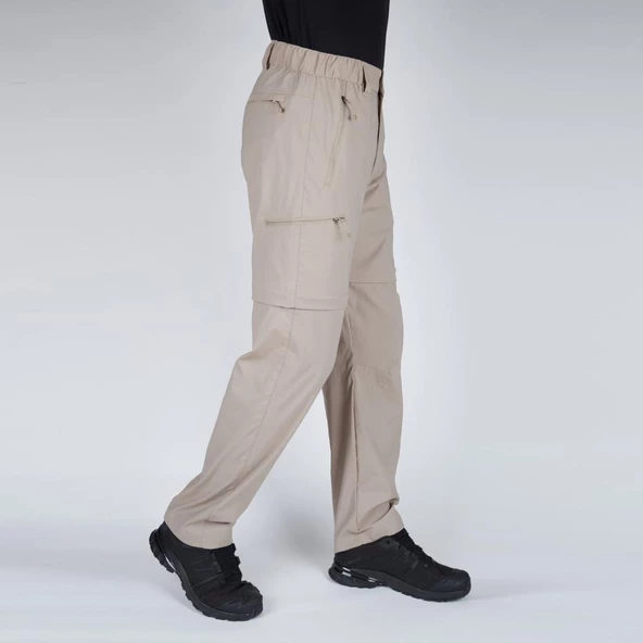 Taktikal Outdoor Pantolon - Kargo Cepli - Rogue Convertible - Şort - Kum - 3