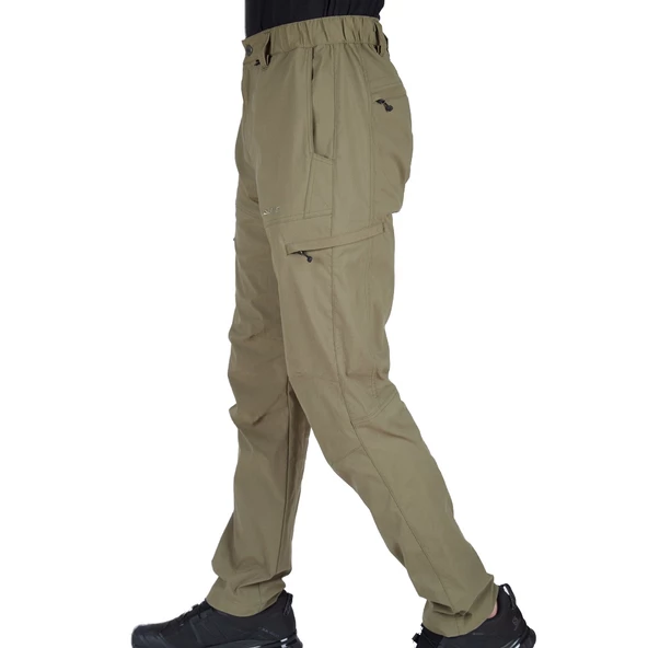 Taktikal Outdoor Pantolon - Su İtici Kumaş - Kargo Cepli - Betula - Haki - 2