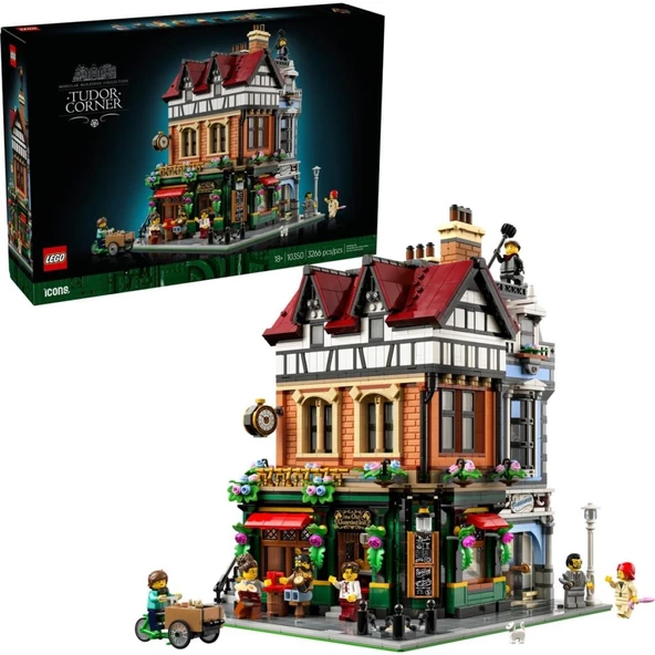 LEGO 10350 Icons Tudor Corner Köşesi Modular