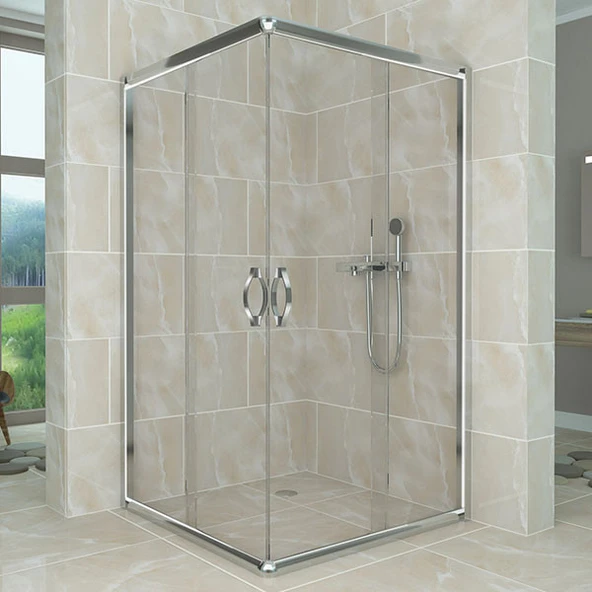 Teknesiz Kare Cam Duşakabin ND113