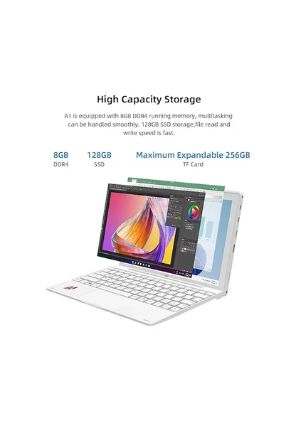 Onda Oliver Book A1 N5030 8 GB 128 GB SSD 10.1" W11P IPS Dokunmatik Tablet PC - 5