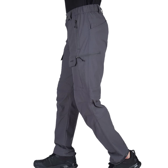Taktikal Outdoor Pantolon - Su Kaydırıcı Kumaş - Kargo Cepli - İnnox - Antrasit - 2