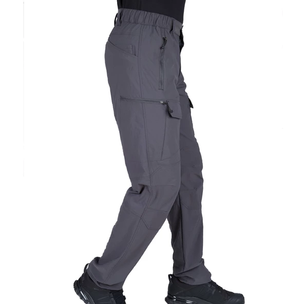 Taktikal Outdoor Pantolon - Su Kaydırıcı Kumaş - Kargo Cepli - İnnox - Antrasit - 3