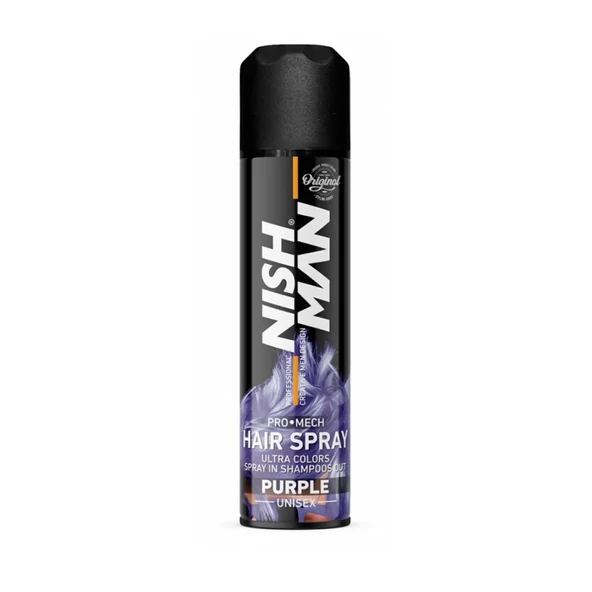 Nıshman Saç Renklendirici Meck Sprey Purple 150 ML