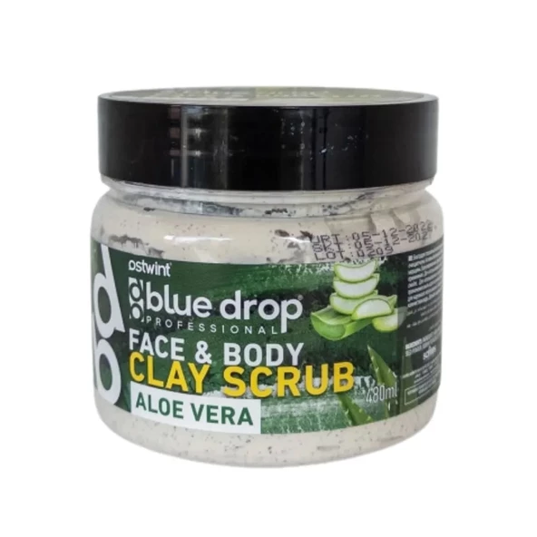 Blue Drop Aloevera Clay Scrub 480ml