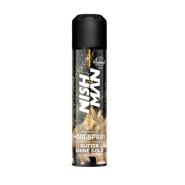 Nıshman Saç Renklendirici Meck Sprey Shine Gold 150 ML