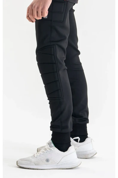 Siyah Profesyonel Süngerli Kaleci Pantolonu - 4