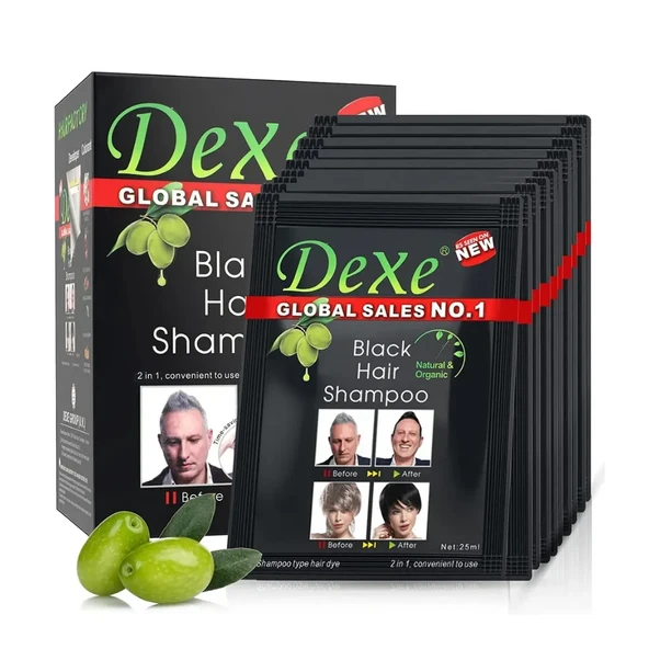 Dexe Saç Siyahlaştırıcı Şampuan Paket İçi  10 Adet ürün görseli 1