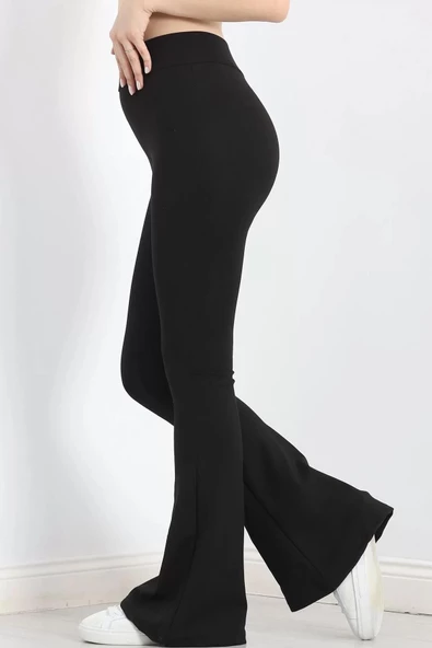 Şardonlu İspanyol Dalgıç Tayt Siyah - 20120.1098. - 3