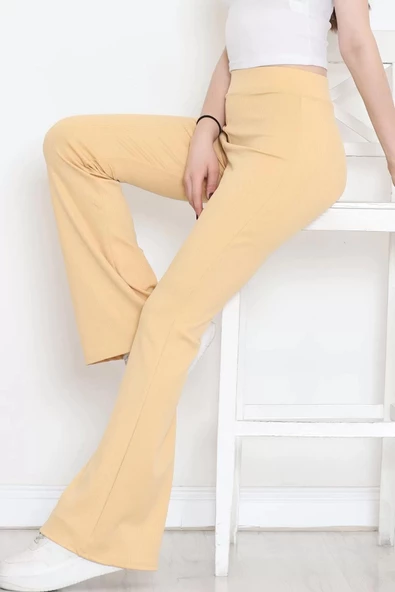 İspanyol Fitilli Tayt Hardal - 17082.1778. - 7