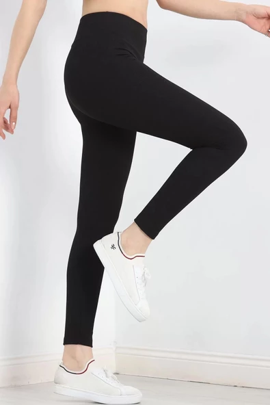 Şardonlu Fitilli Tayt Siyah - 20122.1098. - 7