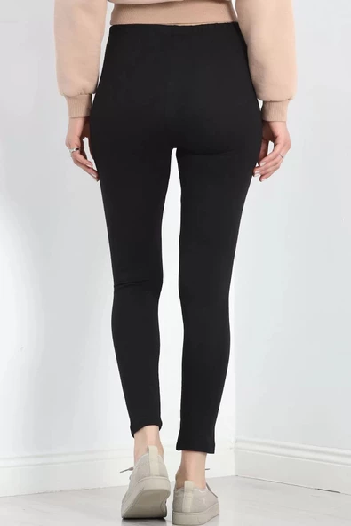 Kompakt Lyc Düz Tayt Siyah - 20513.200. - 6