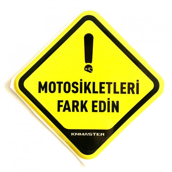 Motosikletleri Fark Edin Damla Sticker Etiket