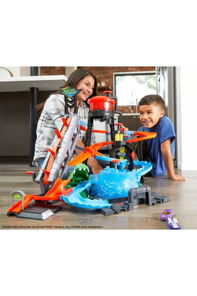 Color Shifters Ultimate Gator Car Wash Playset - 6
