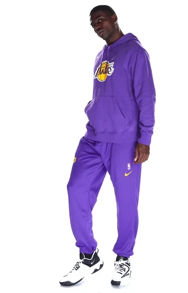 Nike Los Angeles Lakers NBA Erkek Basketbol Eşofman Altı DX9627-504 Erkek Eşofman Altı - Resim 4