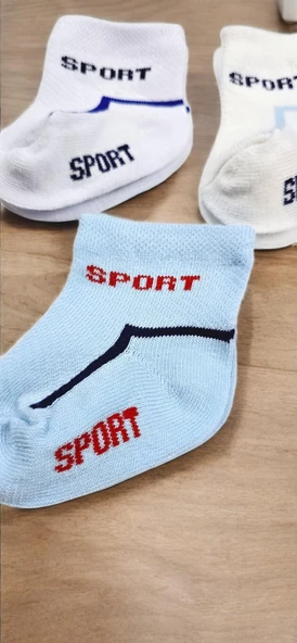 Sport Erkek Bebek Çorap Set - 3lü - 3