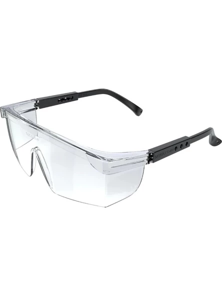 Baymax S400 Koruyucu Şeffaf Gözlük İş Gözlüğü Laboratuvar Gözlüğü - Resim 3