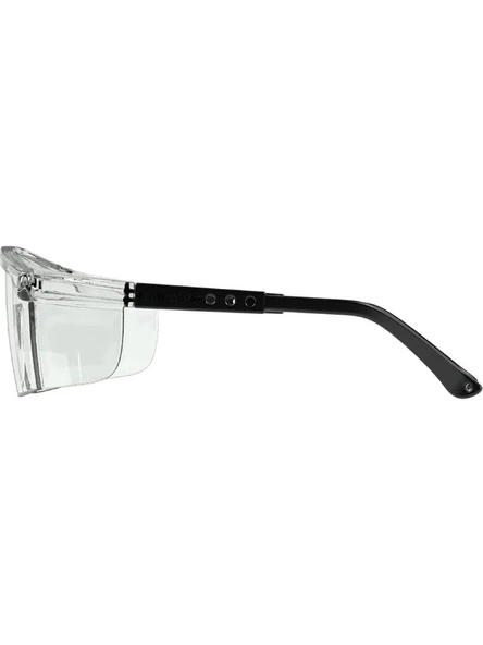 Baymax S400 Koruyucu Şeffaf Gözlük İş Gözlüğü Laboratuvar Gözlüğü - Resim 2