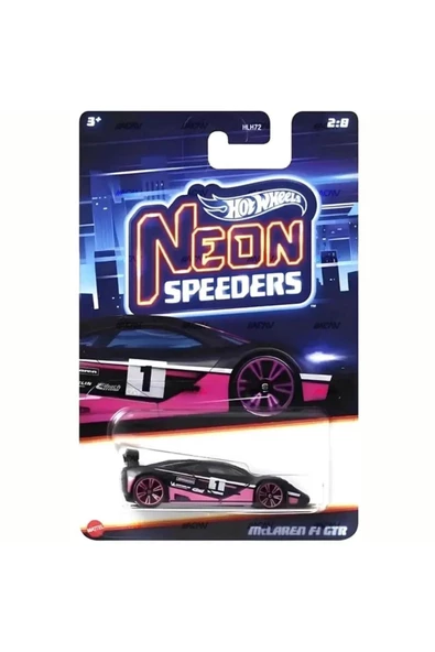 Hot Wheels Neon Yarışçılar McLaren F1 GTR HLH72-HRW76 - 5