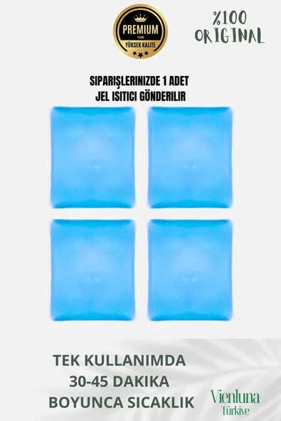 Çok Amaçlı Soğuk Havalarda Kare Şeklinde Sihirli Jel El Sıcak Tutan Isıtıcı Torba Cep Sobası 2 Adet - Resim 2