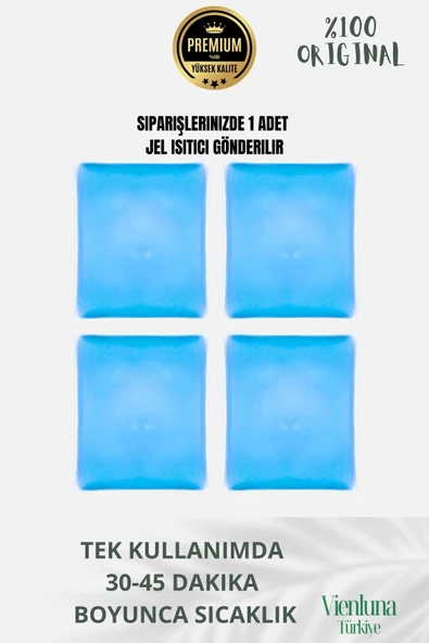 Çok Amaçlı Soğuk Havalarda Kare Şeklinde Sihirli Jel El Sıcak Tutan Isıtıcı Torba Cep Sobası 4 Adet - Resim 2