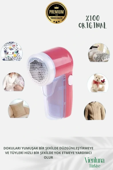 Premium Ürün Taşınabilir Mavi Tiftik Kazak Tüy Toz Alıcı Takım Elbise Halı Pilli Temizleme Makinesi - 3