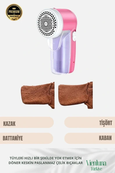 Premium Ürün Taşınabilir Tiftik Kazak Tüy Toz Alıcı Takım Elbise Halı Otomatik Temizleme Makinesi - 2