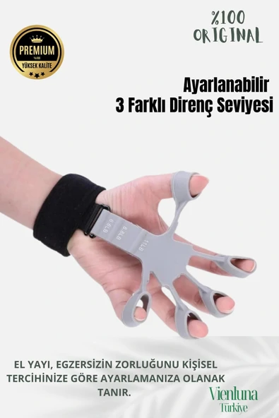Premium Ürün Spor Kas Parmak El Bilek Kol Güçlendirici Geliştirici Kavrama Silikon Örümcek Lastik - 2