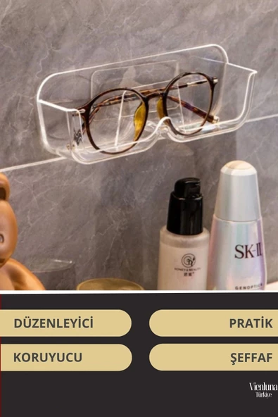 Özel Üretim Dolap Banyo Masa Kendinden Yapışkanlı Şeffaf Gözlük Düzenleyici Koruyucu - 3 Adet - 2