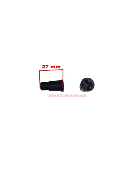 ARNİCA BV Panna Motor Kavrama Bıçak Çevirici Plastik Adaptör SİYAH (Orjinal Ürün) - 3