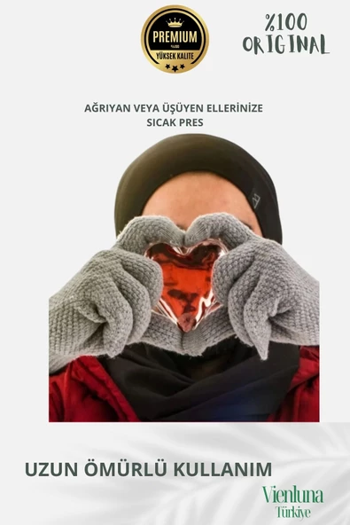 Çok Amaçlı Soğuk Havalarda Kalp Şeklinde Sihirli Jel El Sıcak Tutan Isıtıcı Torba Cep Sobası 4 Adet - 3