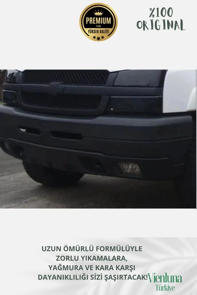 Premium Kalite Uzun Ömürlü Suya Dayanıklı Kauçuk ve Plastik Dış Aksam Siyah Tampon Parlatıcı Boya - 5