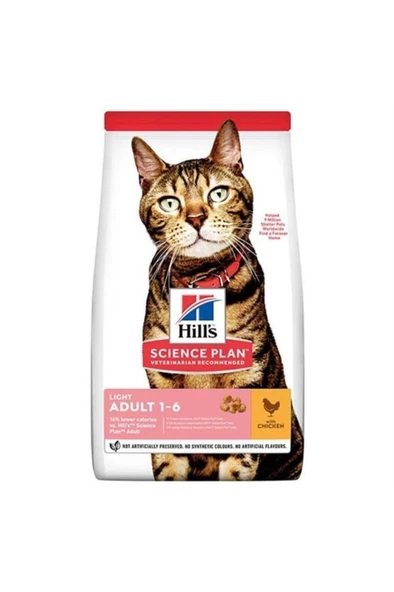 Hills Light Tavuklu 3 Kg Yetişkin Kuru Kedi Maması SKT:03/2026