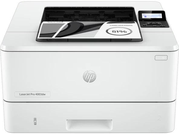 HP 2Z610A 4003DW TEK FONKSİYONLU SİYAH LAZER YAZICI 40PPM - 4
