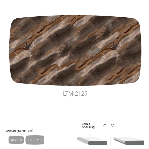 CDF Masa Tablası 105X210 - DCLTM2129 ürün görseli 1