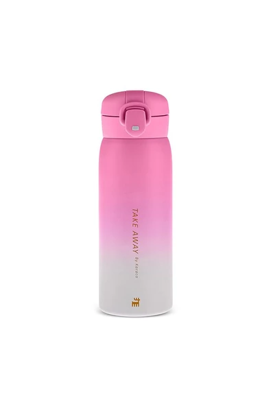 Skyfall Çelik Sızdırmaz Termos 350 Ml Fuşya - 4