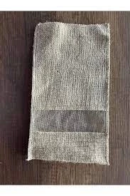 14x26 cm Şeffaf Pencereli Yarım Kg Jüt Çuval - 4